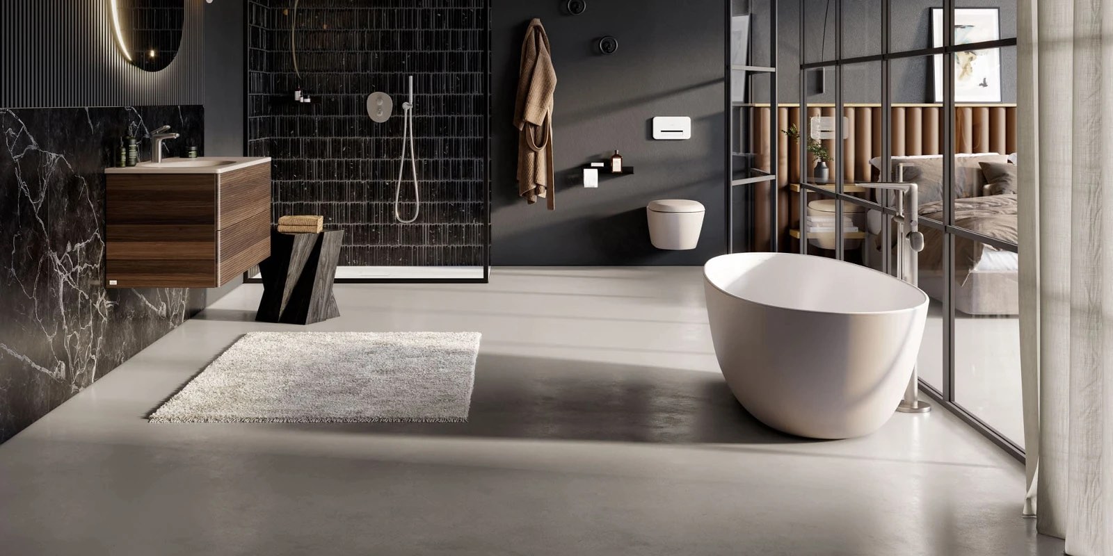 Badsanierung und Badrenovierung mit SHK in Deutschland - Führende Marken wir Villeroy & Boch Badezimmer